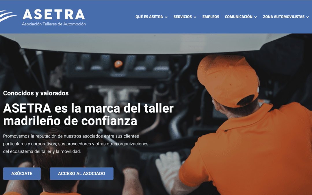 ASETRA actualiza su página web